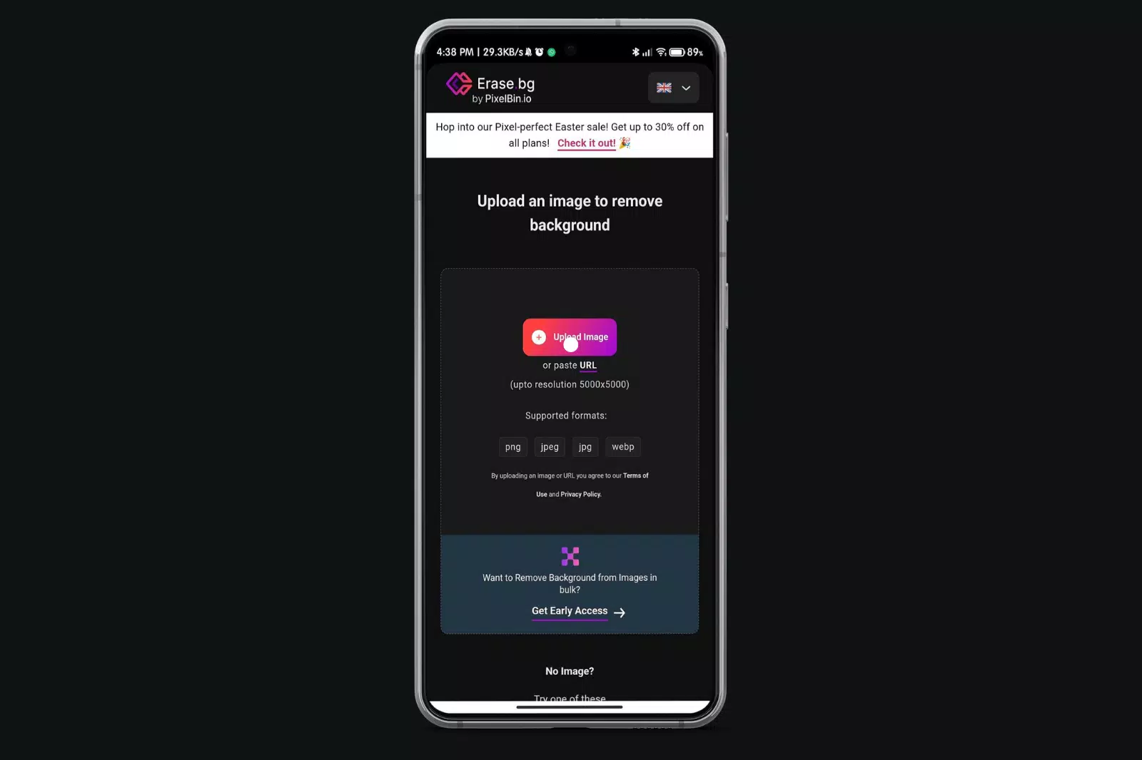How to get White Background Images for Desktops or Smartphones?